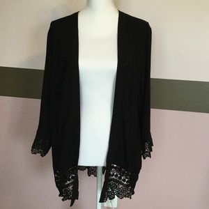 Women’s black cardigan